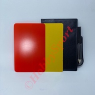 MERAH Red and Yellow Futsal Football Referee Card Football Reffree Card
