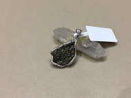 捷克隕石純銀吊墜 - 蘊藏極大能量運用至全身有助開心發財及辟邪