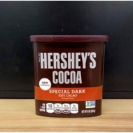 Hershey's cocoa special dark 100% cacao 226gr black chocolate powder/