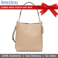 Coach Handbag In Gift Box Crossbody Bag Mollie Bucket Bag 22 Taupe Nude Beige # CA177