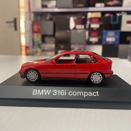 Schuco schuco BMW BMW E36 316i Compact Hatchback 1/43 Red Original Bag