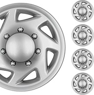 16" Silver Hubcaps Fits for Ford Econoline Van E-250/E-350/E-450 1998-2023, 16 inch Wheel Cover,Sliv
