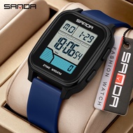 SANDA 2210 men Electronic Watch 5 ATM Waterproof Sports Student Watch -2