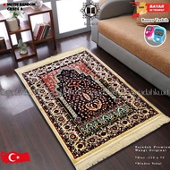 Swip up Adult Turkish Prayer Prayer Rug, Thick Bludru Feather, 7x11 cm Motif, Latest Premium Fragran