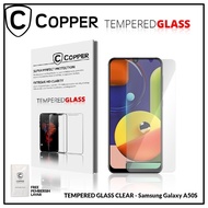 Samsung A50s - COPPER TEMPERED GLASS FULL CLEAR