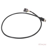 JOY USB 9Pin to Type C Cable Anti Shielding Mesh Line Enhances Stability Data Cord