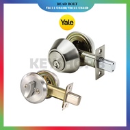 (HEAVY DUTY) YALE V8111 SINGLE/DOUB CYLINDER DEADBOLT DEAD BOLT LOCK (SILVER)V8111 OR V8121 SERIES