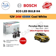 BOSCH Eco H4 LED Headlamp Bulb Cool White (2pcs) 12V 24W for Perodua Myvi Icon (Year 2015-2017) Lamp