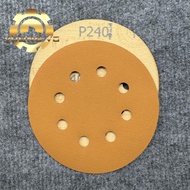 Paco C750 yellow sand grain circular sandpaper, size 5'' (125mm) P60-P600