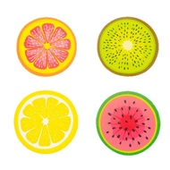 Cartoon fruit round sponge block