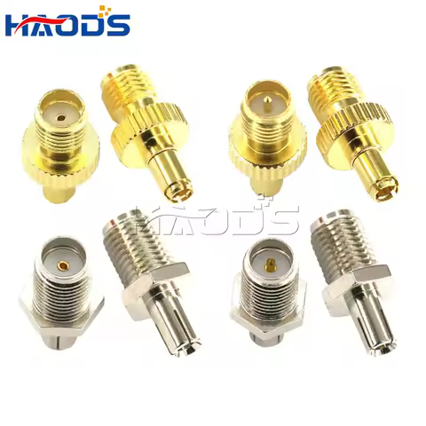 1Pcs SMA To TS9 RF Coaxial Adapter SMA Female Jack To TS9 Male Plug Silver Nickel Plated TS9 Wifi An