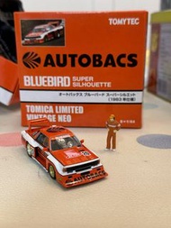 Tomica Limited Vintage tlv 1/64  Autobac BLUEBIRD SUPER SILHOUETTE