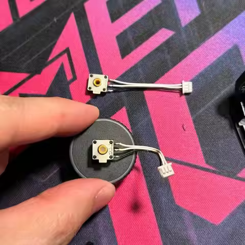 [New event.] 2Pcs Yellow Core Mouse Encoder Decoder for ROG Gladius III Razer Mamba Mouse Wheel Acce