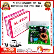 KIT INVERTER 42 VOLT CT INPUT 12 VOLT CONVERTER DC TO CT BELL BGR 12V KE 42V CT AUDIO