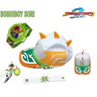 Boboiboy SORI Hat+Bracelet+PROJECTOR Watch