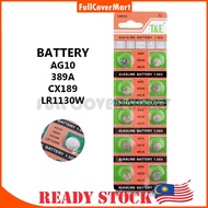 (BAT22) AG10 Battery L1130 LR54 389A SR54 Coin Button Cell Battery Watch camera