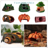 TAMAKOAREX Hideout Cave, Resin Realistic Small Shrimp Shelter, Multi-functional Non-toxic Microlands