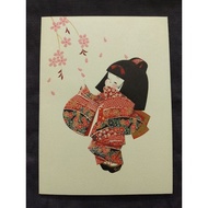 Japan kimono doll Card 001