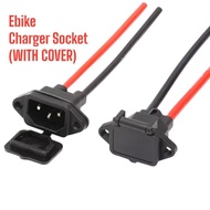 Ebike Battery Charger Socket Tricycle Electric Scooter Charging Plug Connector Cable Power Supply So