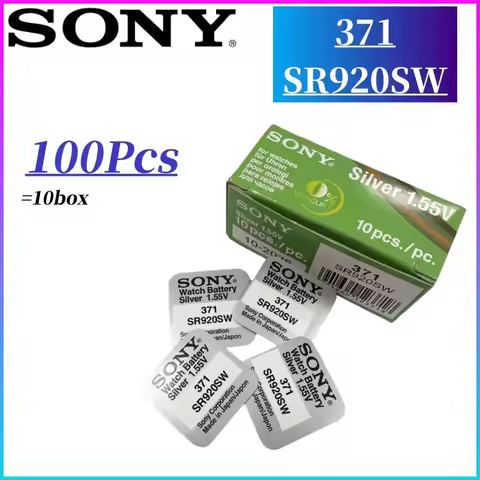 100PCS Original SR920SW SONY AG6 371 LR920 171 370 L921 LR69 SR920 Button Batteries For Watch Toys R