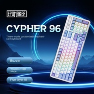 EPOMAKER Cypher96 Mechanical Keyboard Customized three mode Wireless Bluetooth Buzzer Keyboard