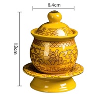 Glass of water to worship Buddha (Great Compassion water glass) small size 8,4cm