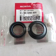 51490-GN5-305 Front Shock Seal Set Original Dust Seal Honda Bebek Grand Supra Matic Vario BEAT