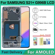 Original For Samsung S21 Plus Display with Frame For Samsung S21 Plus 5G G996B G996B/DS Lcd Display 