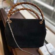 Gucci中古竹節絨袋