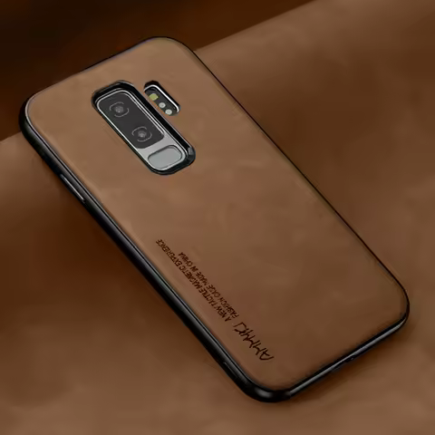 Hot Luxury Leather Case For Samsung Galaxy S8 S9 Plus Case TPU bumper Case For Samsung Galaxy S8 S9 