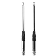 2X 27Mhz Antenna 9-Inch to 51-Inch Telescopic/Rod HT Antennas for CB Handheld/Portable Radio with BNC Connector