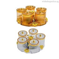 [Ready To Ship] Condiment Jars Dustproof Seasoning Boxes Elegant Candy Containers Food Storage for H