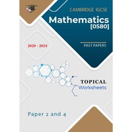 TOPICAL Past Papers-Cambridge IGCSE Mathematics (0580) Ext- [Paper 2 & 4]- [2020 - Nov2024] + [Topic