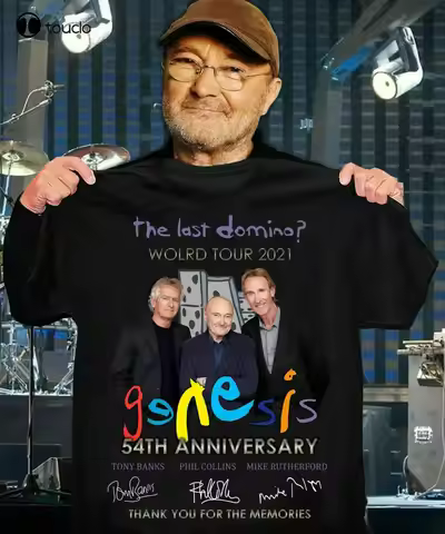 The Last Domino World Tour 2021 Genesis 54Th Anniversary Thank You T Shirt Gift Tshirt Custom Aldult