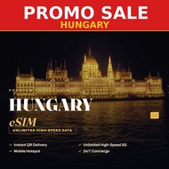 [PROMO] Hungary Travel eSIM 1GB-5GB & Unlimited Data | Big Sale | Instant QR | 4G/5G