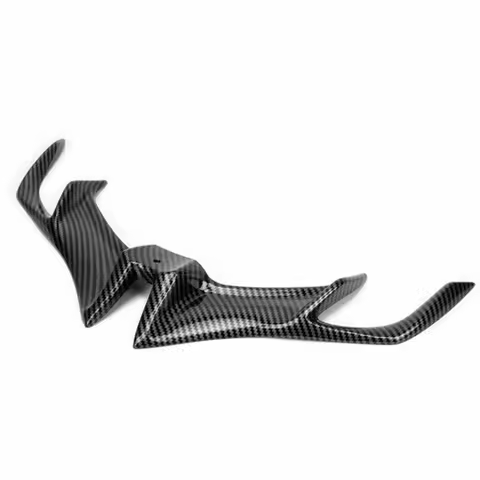 ABS Motorcycle Winglet Carbon Fiber Style Aerodynamic Front Fairing Winglet Dynamic Spoiler Universa