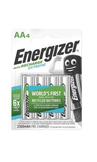 Energizer 勁量 2A 2300mAH 1.2V NiMH 充電電池 4粒 卡裝