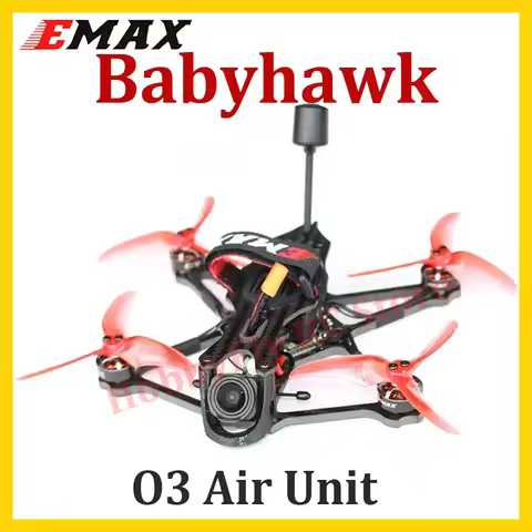 EMAX Babyhawk O3 Air Unit 3.5Inch 4S 3700KV FPV Drone BNF PNP 4K HD Drone Quadcopter With Camera RC 
