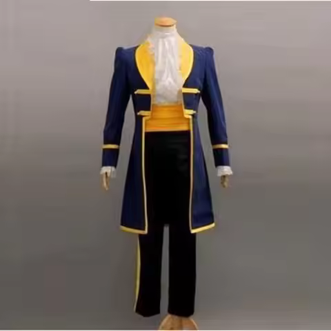 Adult Beauty And The Beast Cosplay Costume Hallow Party Men Boys Fancy Dress Movie Prince Beast For 