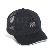 Topi lidah Pendek Topi Pria Trucker Jaring  Putih Topi jaring Pria