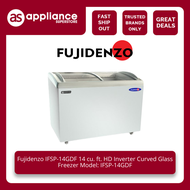 Fujidenzo IFSP-14GDF 14 cu. ft. HD Inverter Curved Glass Freezer