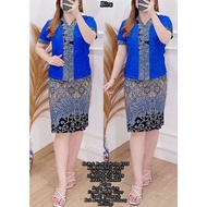 Lace skirt set scuba skirt set/ batik skirt set