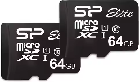 64GB MicroSDXC Memory Card 2-Pack with Adapter for Nintendo Switch and Wyze Cameras