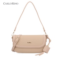 Carlo Rino CR Mila 2-Way Shoulder Bag Light Grey, Beg Sandang Premium Wanita - Everyday Shoulder Bag