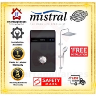 Mistral Instant Water Heater with Rain Shower &amp; DC Pump (MSH88P) with FREE INSTALLATION