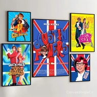 1PC Austin Powers Movie Poster Movie Posters Retro Kraft Paper DIY Room Bar Cafe Aesthetic Art Wall 