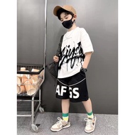 Bj Stlan Kids Trendy Casual Clothes Set for Boys Amak Set Trend Children's Clothing Viral Boys' Suit