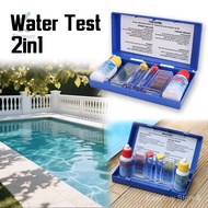 Swimming Pool Test Kit PH Chlorine Water Test Kit Tester Hydrotool - Alat Penguji Klorin & PH Profes