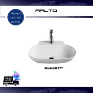 Washbasin Countertop Washbasin Oval Wash Basin for Cabinet Basin Bathroom Wall Hung Wash Basin White