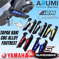 YAMAHA XMAX NMAX V1 NMAX V2 NVX V1 NVX V2 REAR FOOTREST PEDAL REAR FOOT STEP PEDAL BELAKANG XMAX NVX